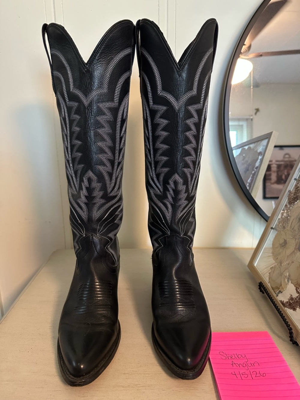 Tecovas Midnight Abby - Size 8.5